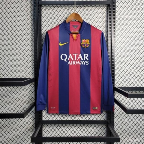 Retro Barcelona 2014/2015 Tay Dài ( Sân Nhà )