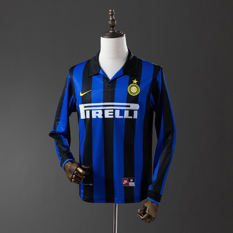 Retro Inter Milan 1998/1999 Tay Dài ( Sân Nhà )