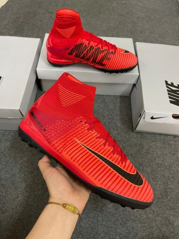 Giày Nike Mercurial Superfly 5 Elite Cổ Cao ( Đỏ Đen )