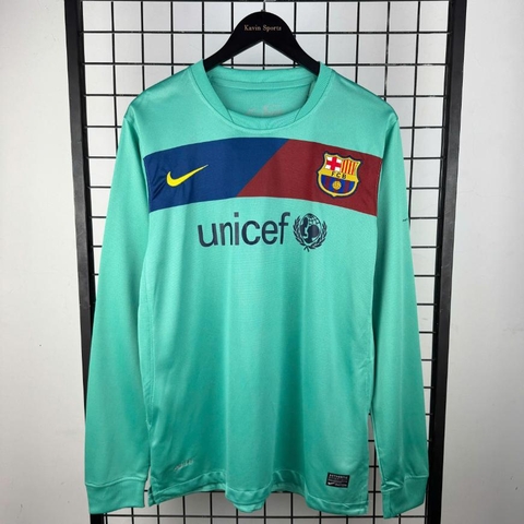 Retro Barcelona 2011/2012 Tay Dài ( Sân Khách )