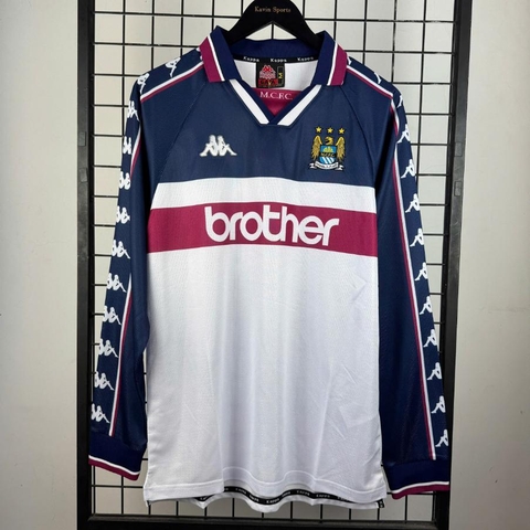 Retro Man City 1997/1998 Tay Dài ( Sân Khách )