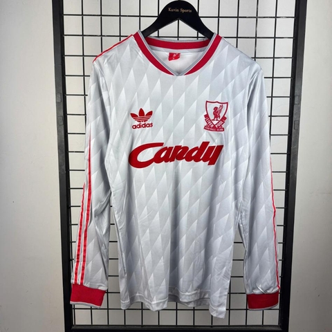 Retro Liverpool 1989/1991 Tay Dài ( Sân Khách )