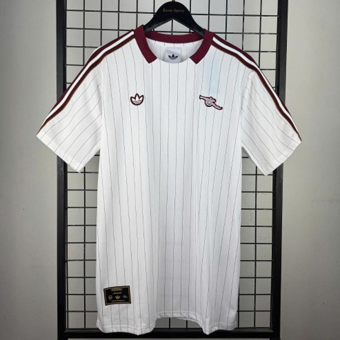 Áo Thun Arsenal 2025 ( Terrace Icons Trắng )