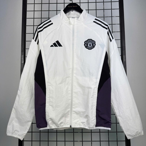 Áo Khoác MU 25/26 ( Presentation White )