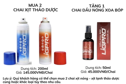 Chai Xịt Thể Thao Ligpro