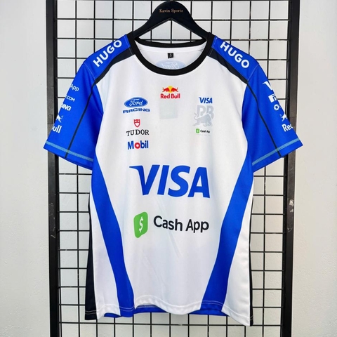 Áo Thun F1 Visa Cash App RB 2026 ( Trắng )