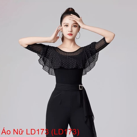 (CMJ) Áo Nữ LD173 (LD173) - Đen + Size
