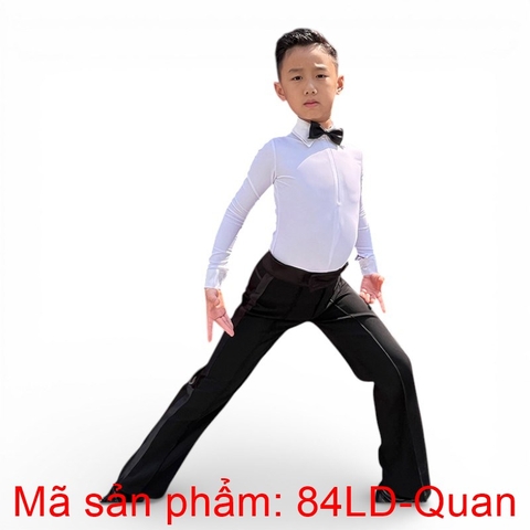 (84 Lò Đúc) Quần Latin Nam - Đen