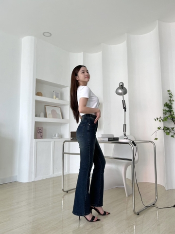 QUẦN JEANS LOE VỪA XANH ĐẬM