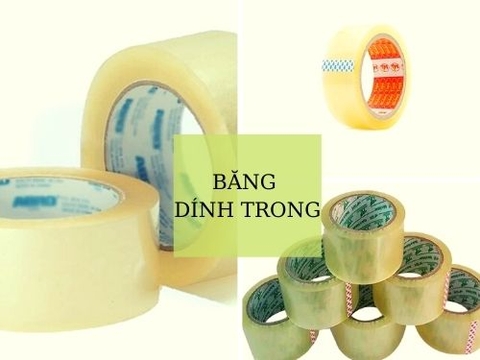 Băng keo trong giá bao nhiêu