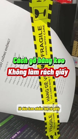 Hướng Dẫn Cách Gỡ Băng Keo Khỏi Giấy Không Bị Rách: Bí Quyết Cực Hay Cho Bạn