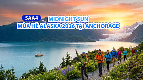 Chương trình du lịch Hoa Kỳ MIDNIGHT SUN Mùa Hè Alaska 2026 tại Anchorage