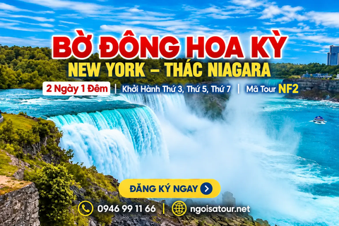 TOUR NỘI ĐỊA MỸ NF2: NEW YORK - THÁC NIAGRA (2N1D)