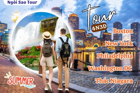 TOUR NỘI ĐỊA MỸ BO4: BOSTON - NEW YORK - PHILADELPHIA - WASHINGTON - NIAGARA