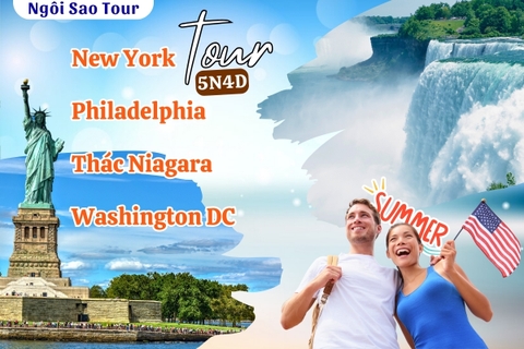 TOUR NỘI ĐỊA MỸ DFND5: WASHINGTON - NIAGARA - NEW YORK - PHILADELPHIA