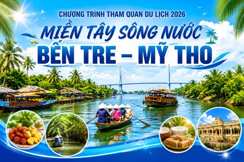 NSG.MT003 MIỀN TÂY 1 NGÀY - MIỀN TÂY SÔNG NƯỚC BẾN TRE – MỸ THO