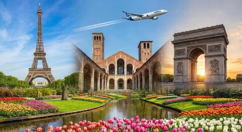 CHƯƠNG TRÌNH THAM QUAN TÂY ÂU ĐỨC – HÀ LAN – BỈ PHÁP – THỤY SĨ - Ý