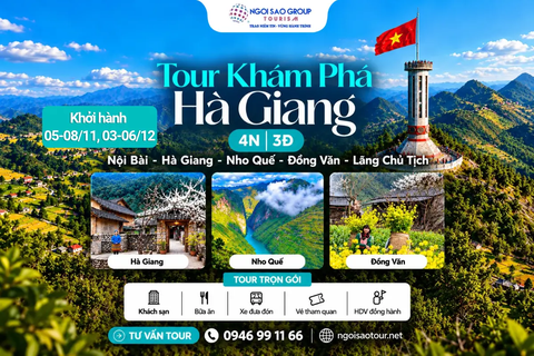 NSG.ĐT01 - CHƯƠNG TRÌNH THAM QUAN NỘI BÀI – HÀ GIANG – ĐỒNG VĂN – NHO QUẾ
