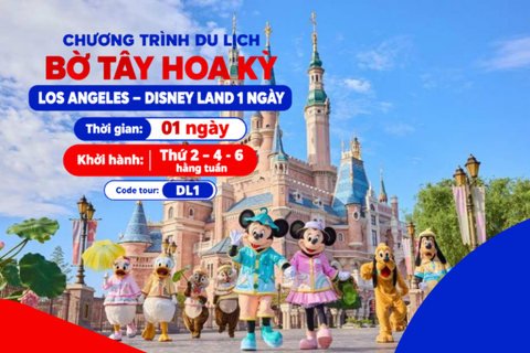 DL1: LOS ANGELES – DISNEY LAND 1 NGÀY