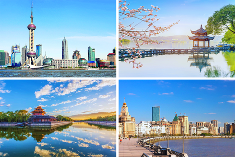 BẮC KINH - TÔ CHÂU – HÀNG CHÂU – Ô TRẤN – THƯỢNG HẢI NOSHOP