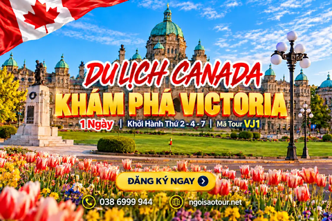 VJ1 - DU LỊCH CANADA - VICTORIA