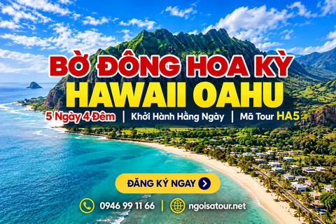TOUR NỘI ĐỊA MỸ 5N4Đ: HAWAII (HA5)