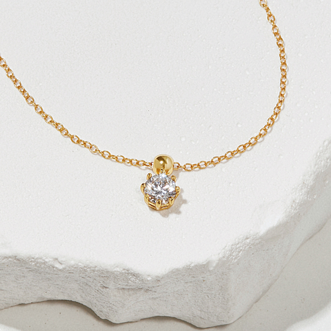 Dây Chuyền Bạc 925 Đính Đá Shine Bright - VCN06