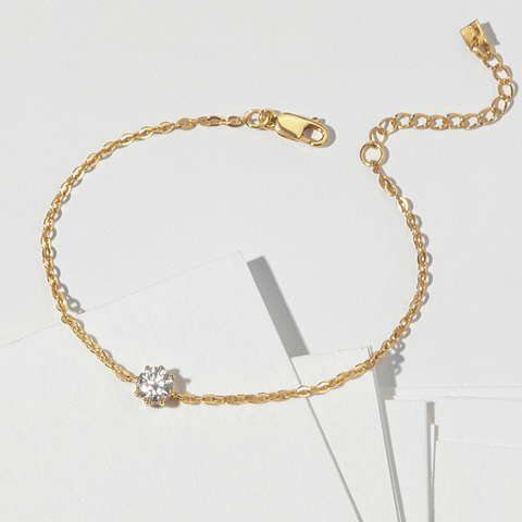 Lắc Tay Bạc 925 Đính Đá Shine Bright - VCB06