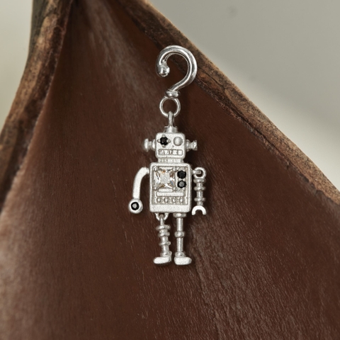 Charm Kính Bạc 925 Robot - Mecha Chic - VKC09