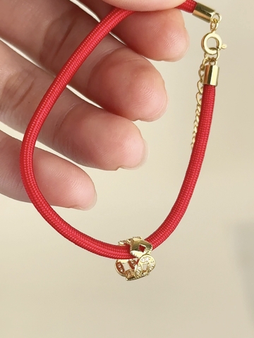 Vòng Tay Bạc 925 Charm Kim Tiền Mạ Vàng 18K - VCB10 - Hover