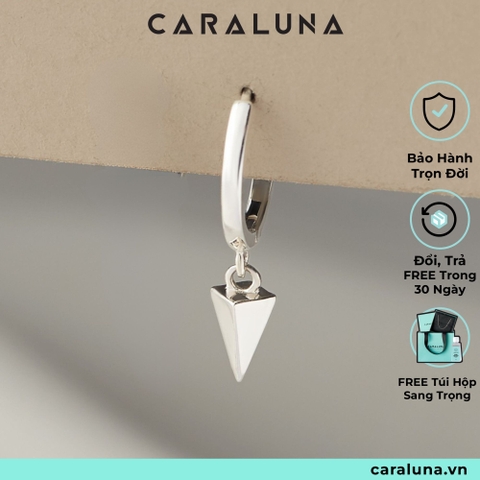 (1 Cái) Khuyên Tai Hoop Bạc 925 Dáng Treo Hình Mũi Tên Poison Arrow Earrings - CARA LUNA - BE25-L - Hover
