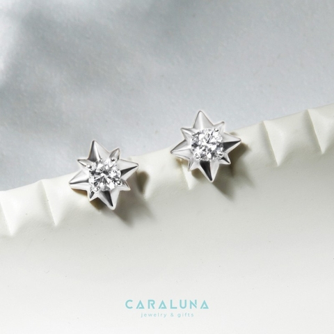 Bông Tai Bạc 925 Nụ Sao Đính Đá Date Night - Aphrodite - VYE40