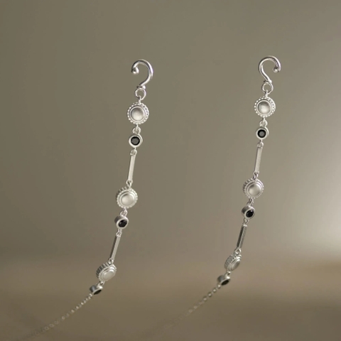 Charm Kính Bạc 925 Chain Đeo Cổ Hoa Hướng Dương - Lustre Chain - VKC02