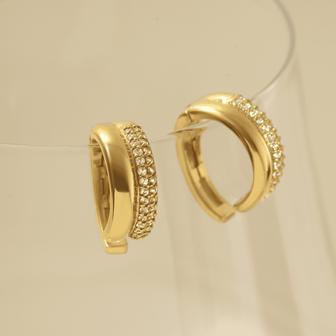 (1 Cái) Khuyên Tai Earcuff Bạc 925 Dáng Uốn Lượn Sóng Đính Đá Nắp Bật Cao Cấp - ODE466-L