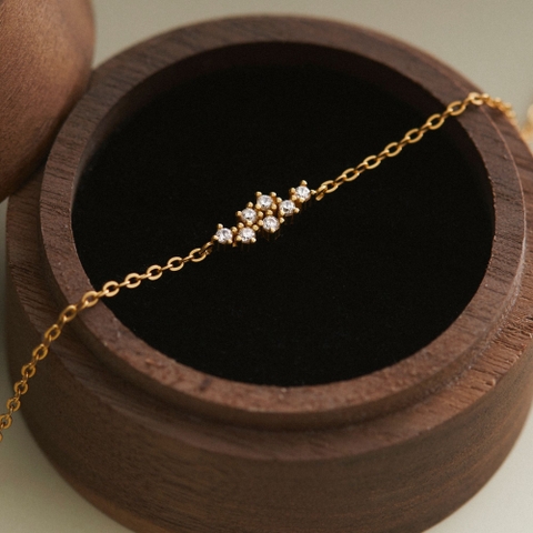 Lắc Tay Bạc 925 Đính Chùm Sao Đá Lấp Lánh Galaxy - VCB503 - Hover