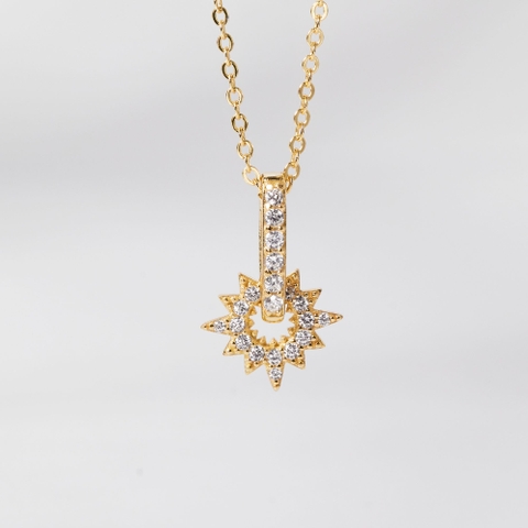 Vòng Cổ Bạc 925 Ngôi Sao Đính Đá Star Necklace - VCN512
