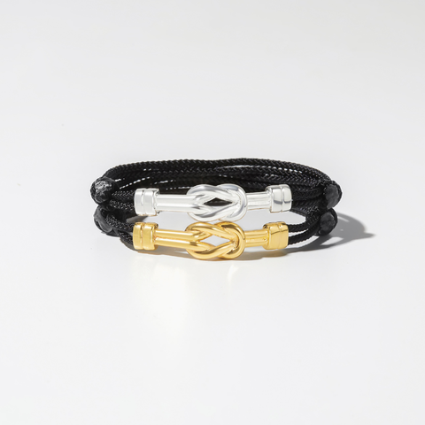 Vòng Tay Bạc 925 Nút Thắt Gắn Kết Cho Nam Love Knot - VYB47 - Hover