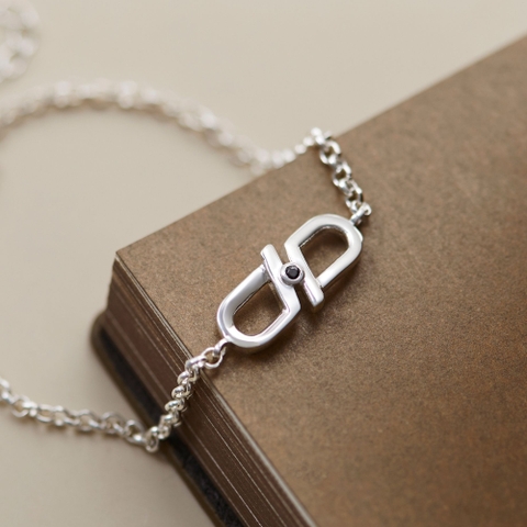 Lắc Tay Nam Bạc 925 Vô Cực Gắn Kết - VYB67 - Hover