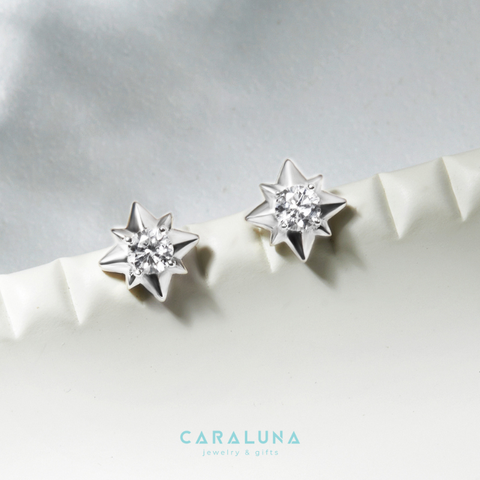 Bông Tai Bạc 925 Nụ Sao Đính Đá Date Night - Aphrodite - VYE40