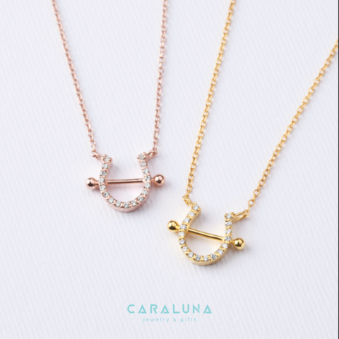 Dây Chuyền Bạc 925 U and I Together Tình Yêu Đính Đá Hàn Quốc Well Wishes - VGN02 - Hover