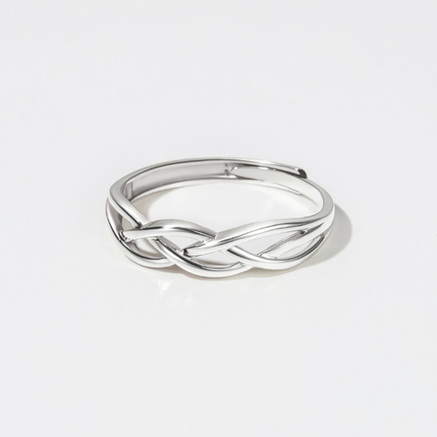 Nhẫn Bạc 925 Freesize Tình Yêu Cho Nam - True Love - VYR02 - Hover