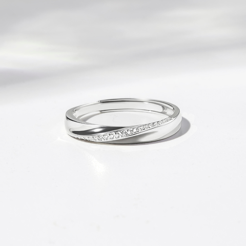 Nhẫn Bạc 925 Freesize Đính Đá Tình Yêu Cho Nam - Symbols Of Love - VYR04