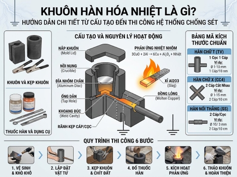 Khuôn Hàn Hóa Nhiệt Là Gì? Cấu Tạo, Bảng Mã & Kỹ Thuật Thi Công