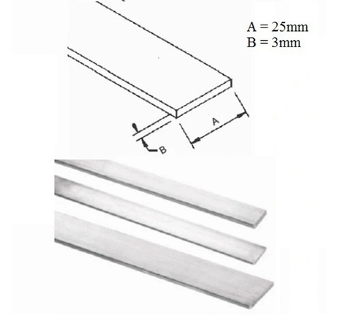 Băng nhôm tiếp địa 25x3mm