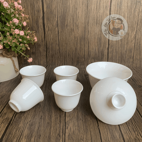 Bộ chén khải sứ 4 chén