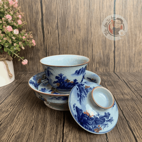 Khải men rạn đế cao