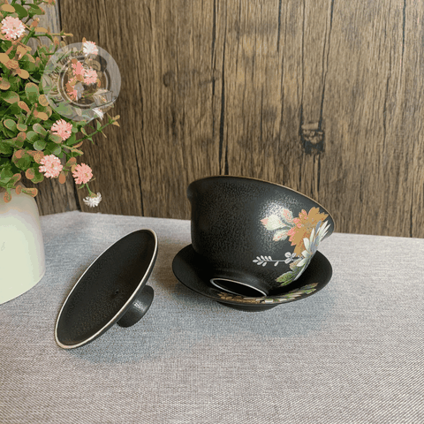 Chén Khải Phục Cổ Bát Hoa Lập Thể