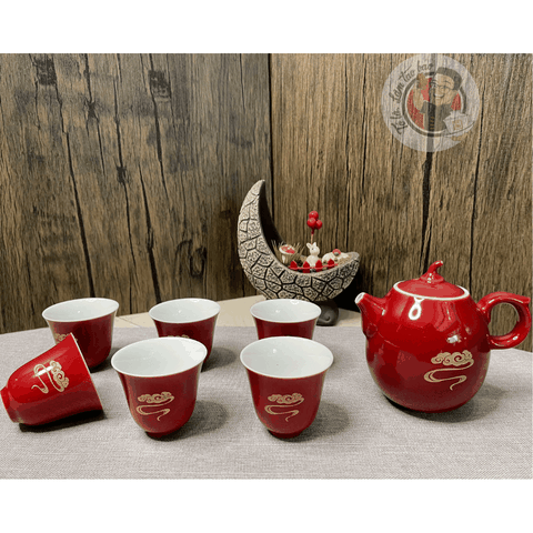 Bộ Trà Sứ Mã 9