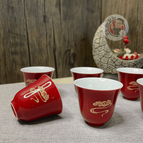 Bộ Trà Sứ Mã 9