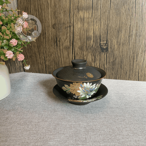 Chén Khải Phục Cổ Bát Hoa Lập Thể